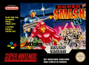 Super Smash T.V. (Europe) box cover front